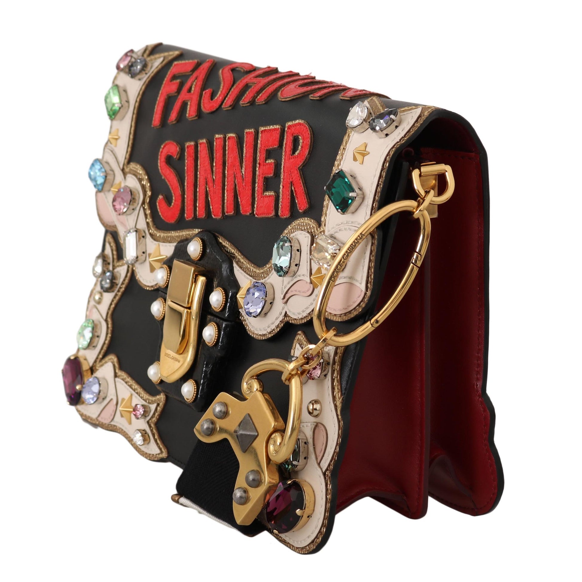Leather Crystal Fashion Sinner LUCIA Purse - coffeewithmee2
