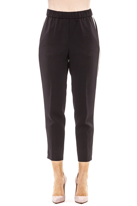 A Blue Navy Jeans & Pant