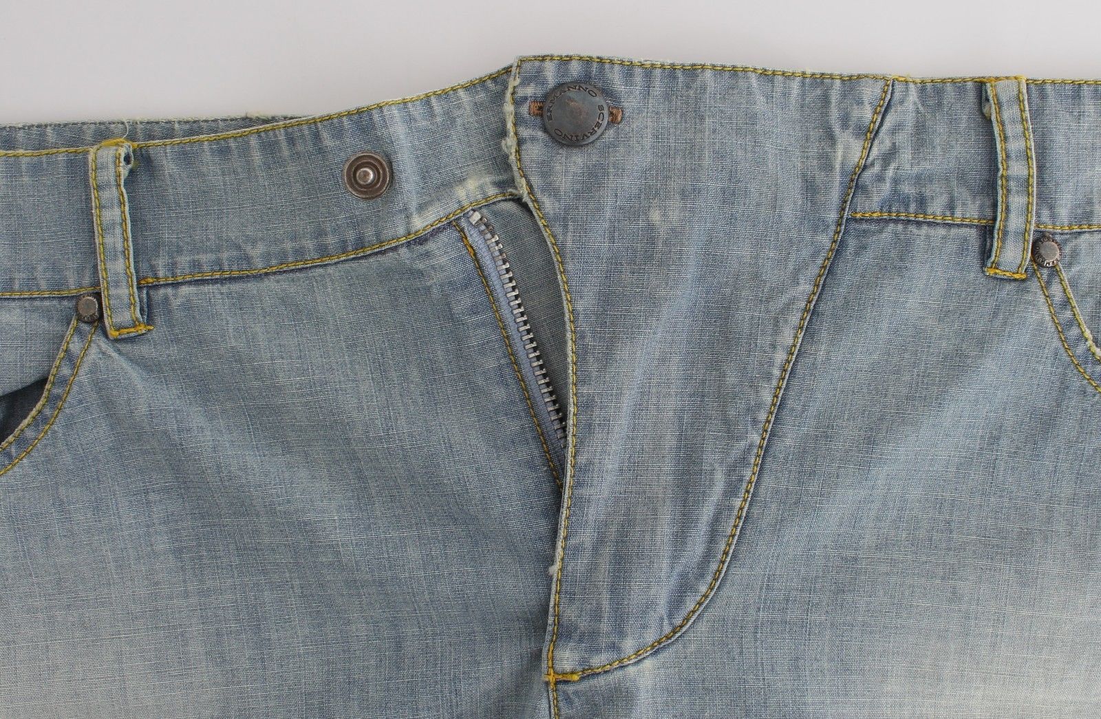 Beachwear Blue Denim City Casual Dress Shorts - coffeewithmee2Ermanno ScervinoP0865S