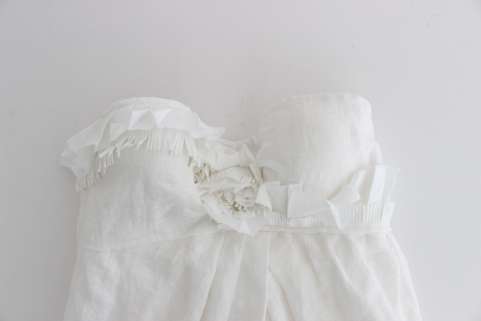 Beachwear White Beach Dress Bustier Mini - coffeewithmee2Ermanno ScervinoP0816S