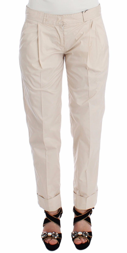 Beige Chinos Casual Dress Pants Khakis - coffeewithmee2Ermanno ScervinoP0814S