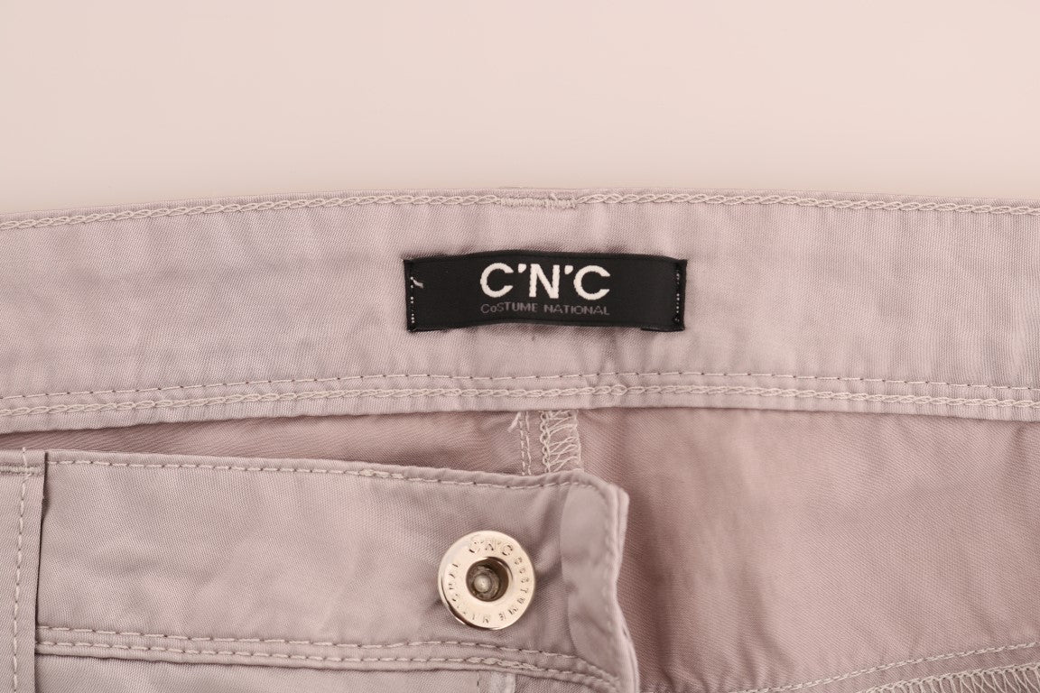 Beige Cotton Slim Fit Jeans - coffeewithmee2Costume NationalP2139S