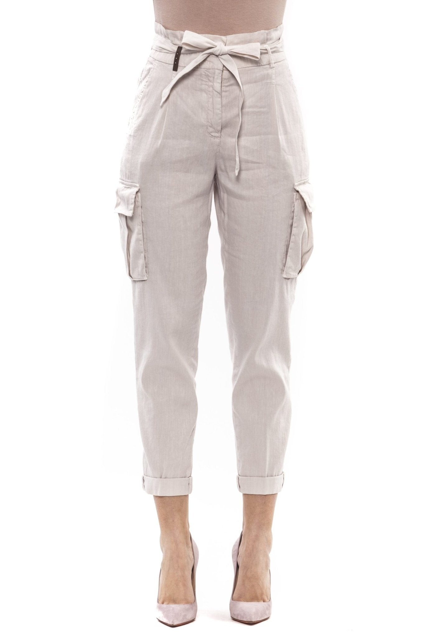 Beige Jeans & Pant - coffeewithmee2PesericoP3598S