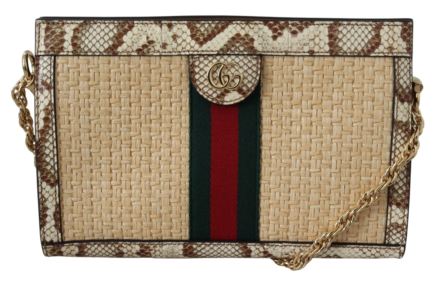 Beige Orphidia Chain Shoulder Bag - coffeewithmee2GucciP0237S