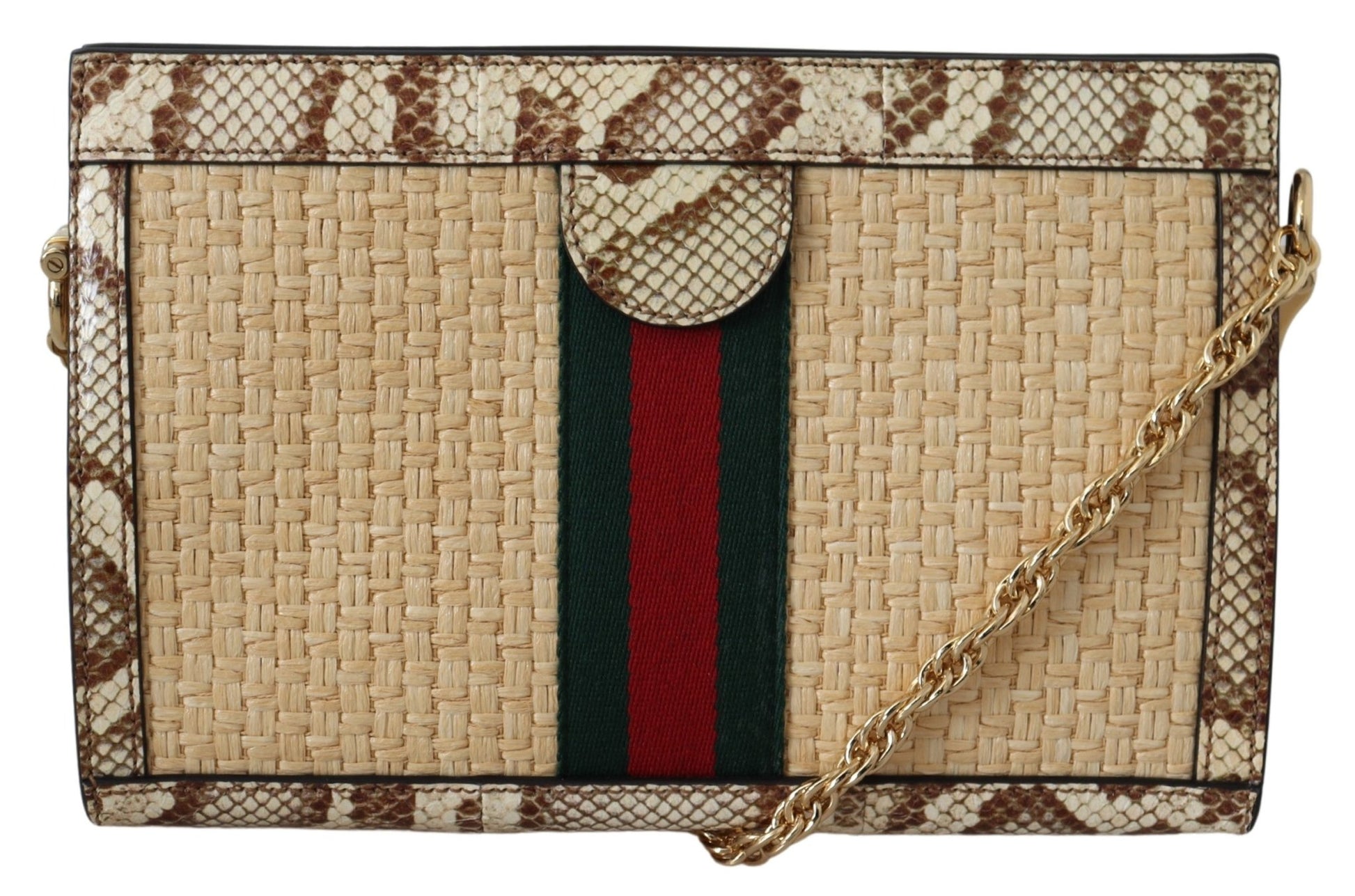 Beige Orphidia Chain Shoulder Bag - coffeewithmee2GucciP0237S
