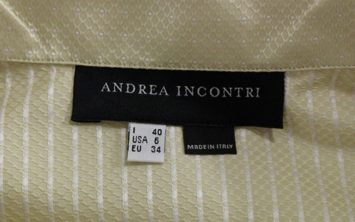 Beige Sleeveless Blouse Top - coffeewithmee2Andrea IncontriP1057S
