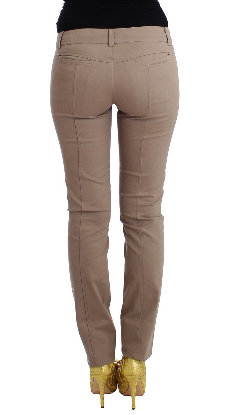 Beige slim dress pants - coffeewithmee2CavalliP0586S
