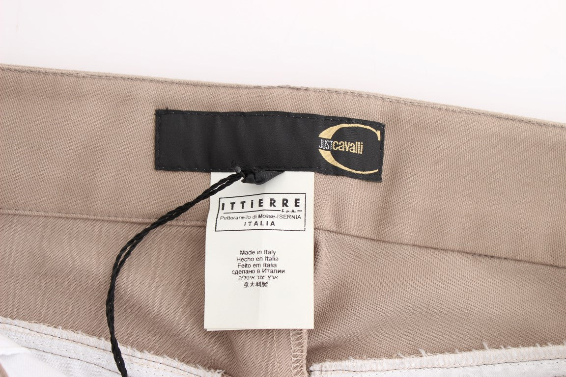 Beige slim dress pants - coffeewithmee2CavalliP0586S