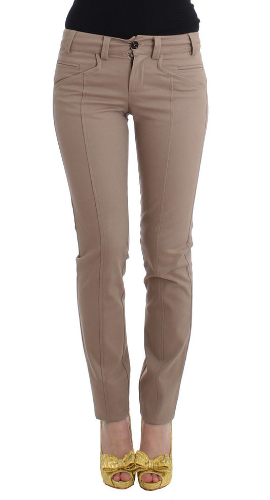 Beige slim dress pants - coffeewithmee2CavalliP0586S