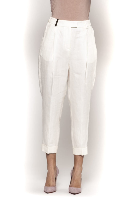 Bianco White Jeans & Pant - coffeewithmee2PesericoP3544S