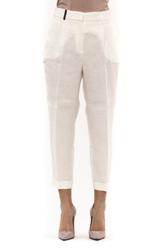 Bianco White Jeans & Pant - coffeewithmee2PesericoP3540S