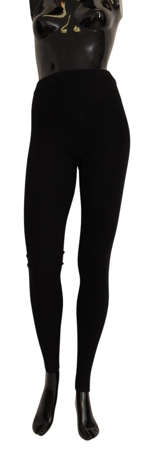 Black 100% Cashmere Tights Stocking Socks - coffeewithmee2Dolce & GabbanaP4948S
