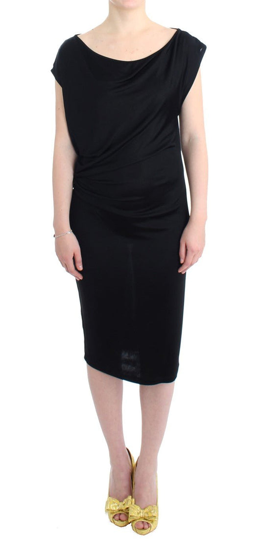 Black assymetric dress - coffeewithmee2Costume NationalP0726S