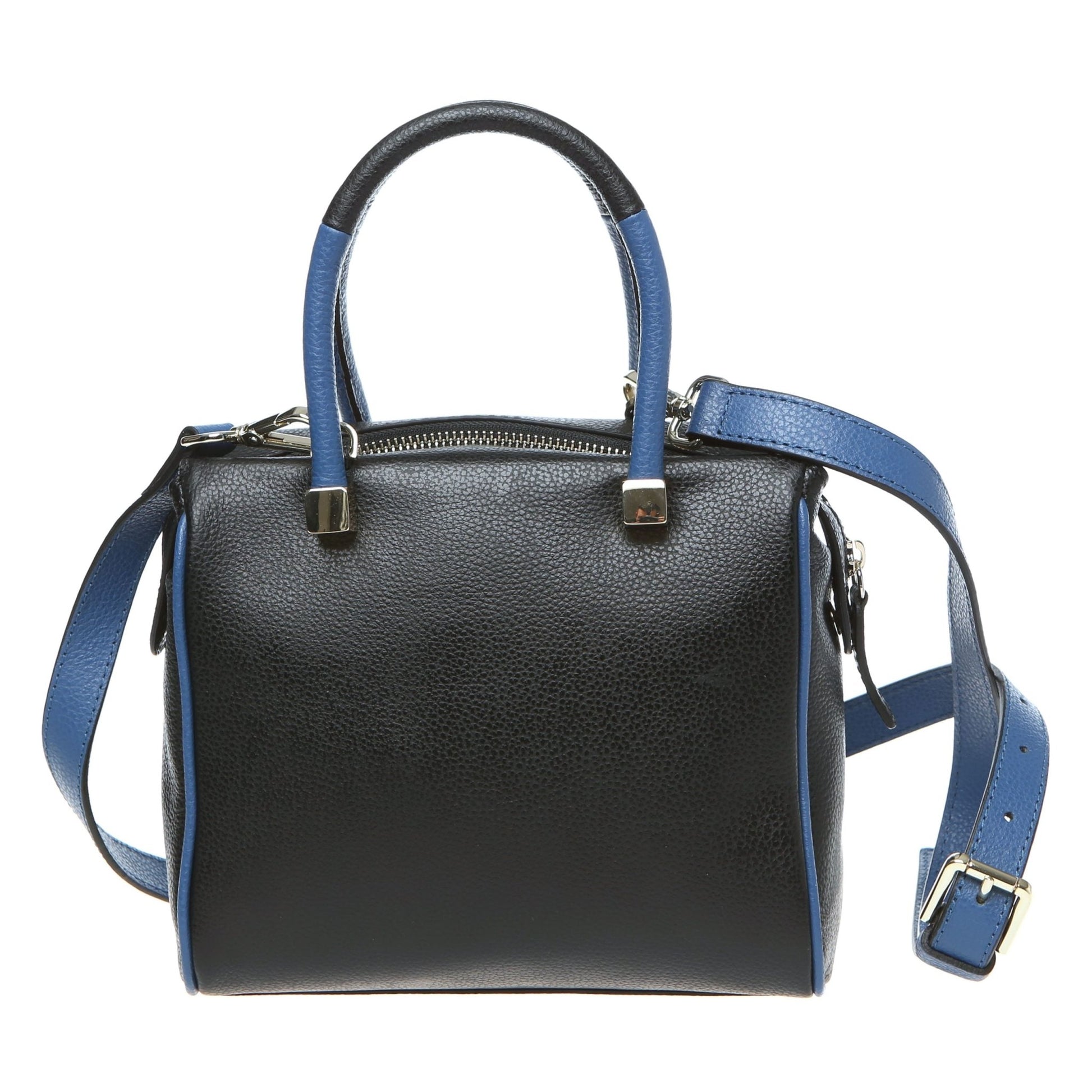 Black- Blue Handbag - coffeewithmee2TrussardiP0119S