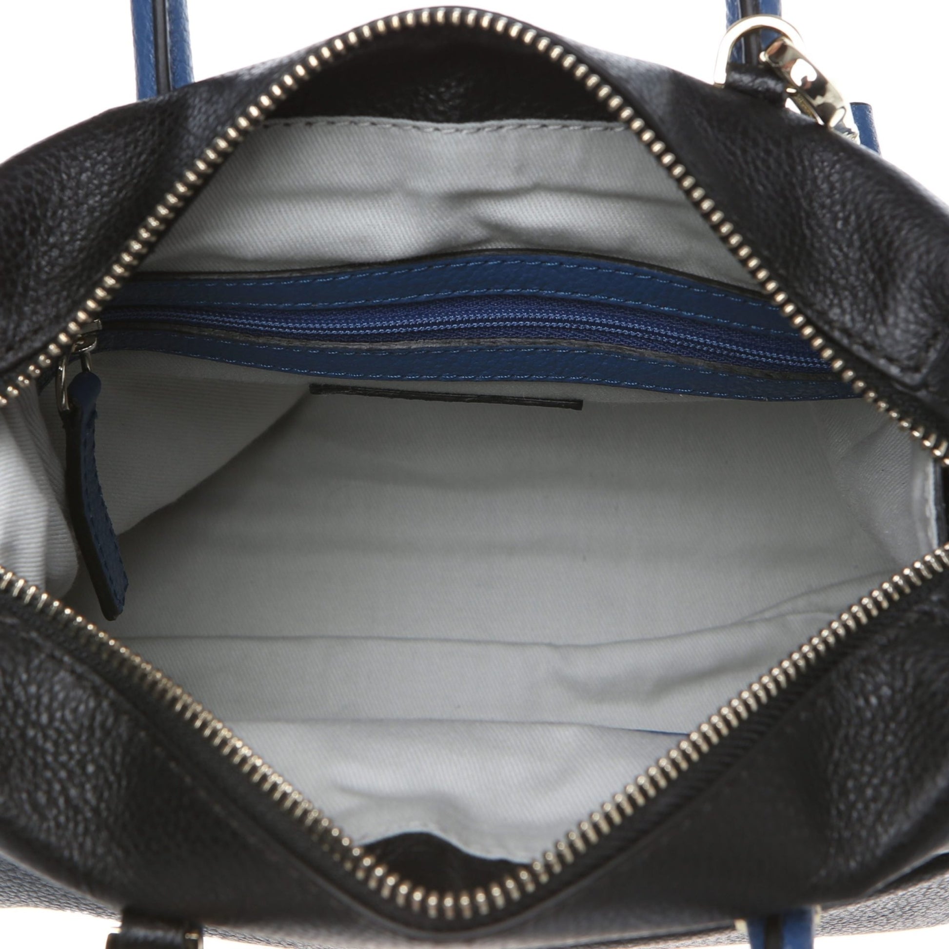 Black- Blue Handbag - coffeewithmee2TrussardiP0119S