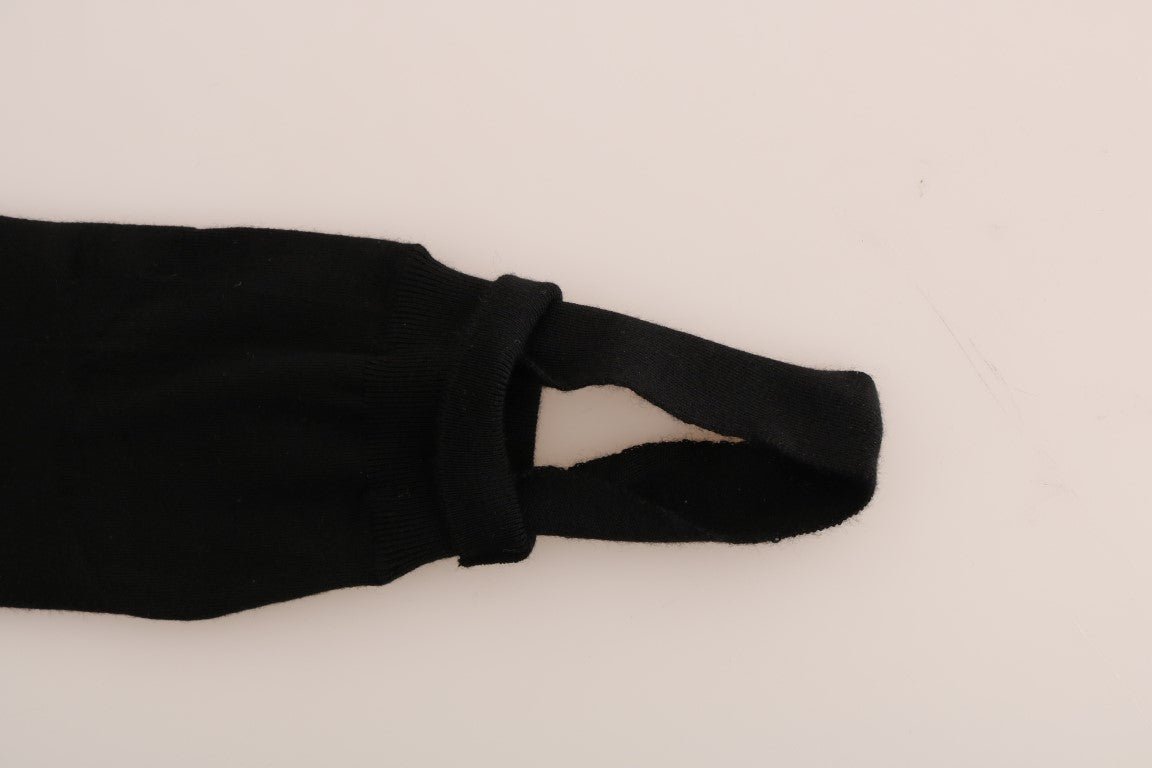 Black Cashmere Stretch Tights - coffeewithmee2Dolce & GabbanaP2183S