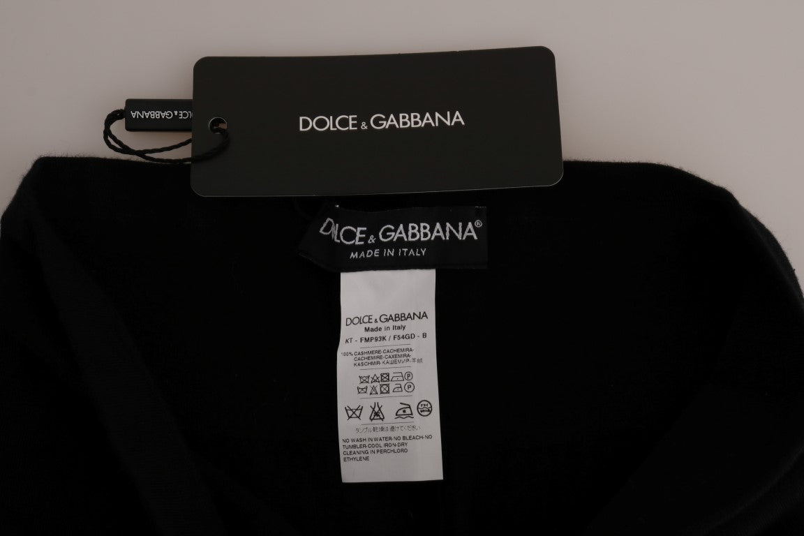 Black Cashmere Stretch Tights - coffeewithmee2Dolce & GabbanaP2183S