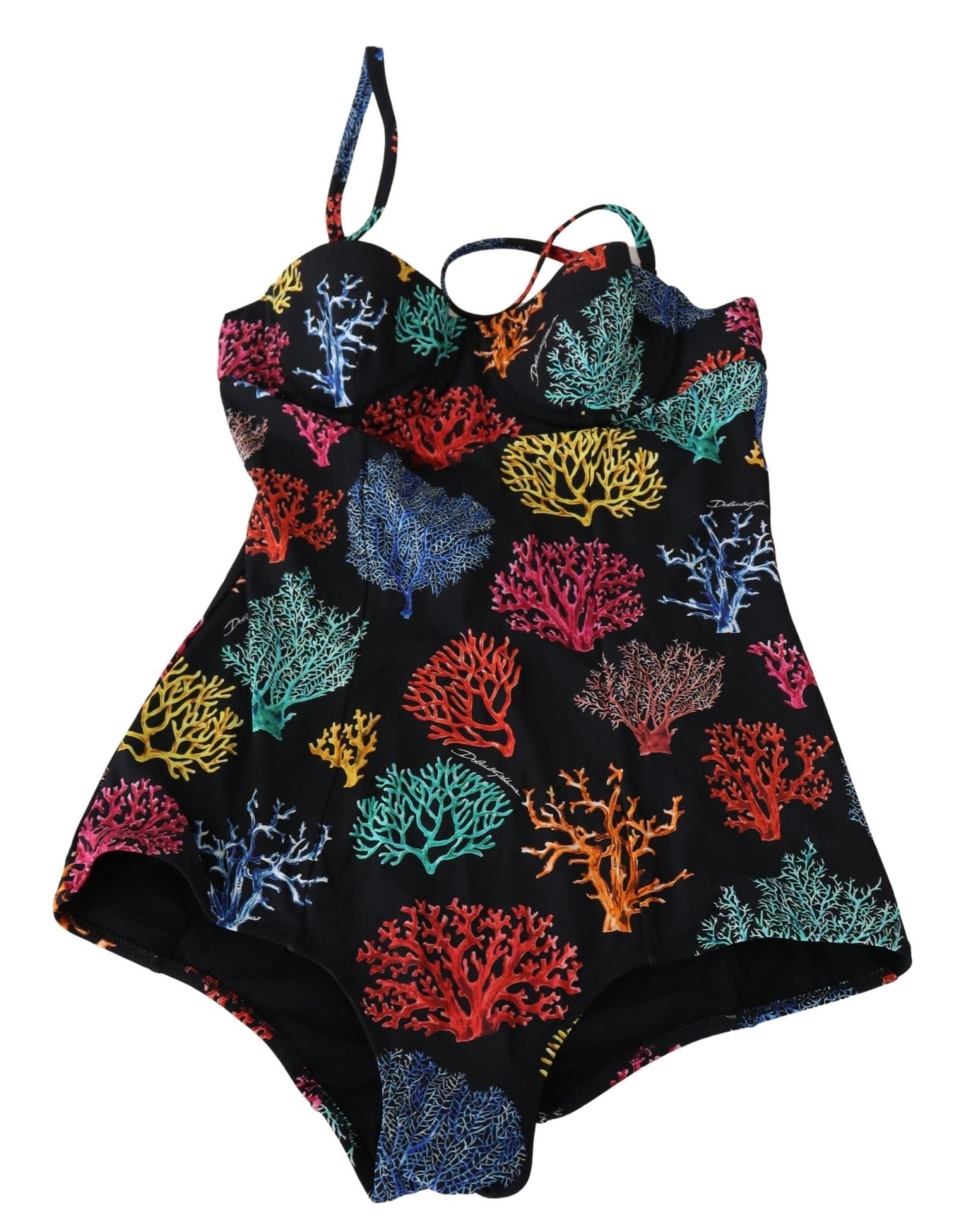 Black Coral One Piece Swimwear Swimsuit Bikini - coffeewithmee2Dolce & GabbanaP3921S