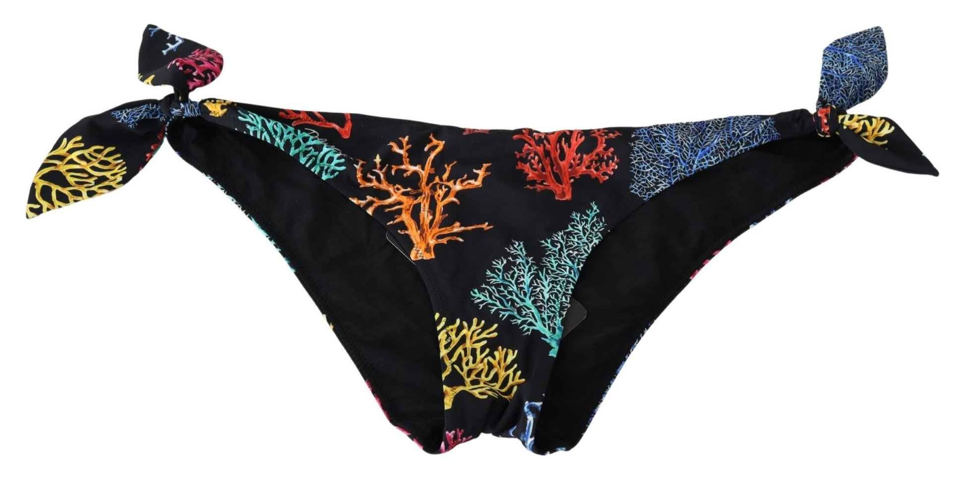 Black Coral Print Swimwear Beachwear Bikini Bottom - coffeewithmee2Dolce & GabbanaP3931S