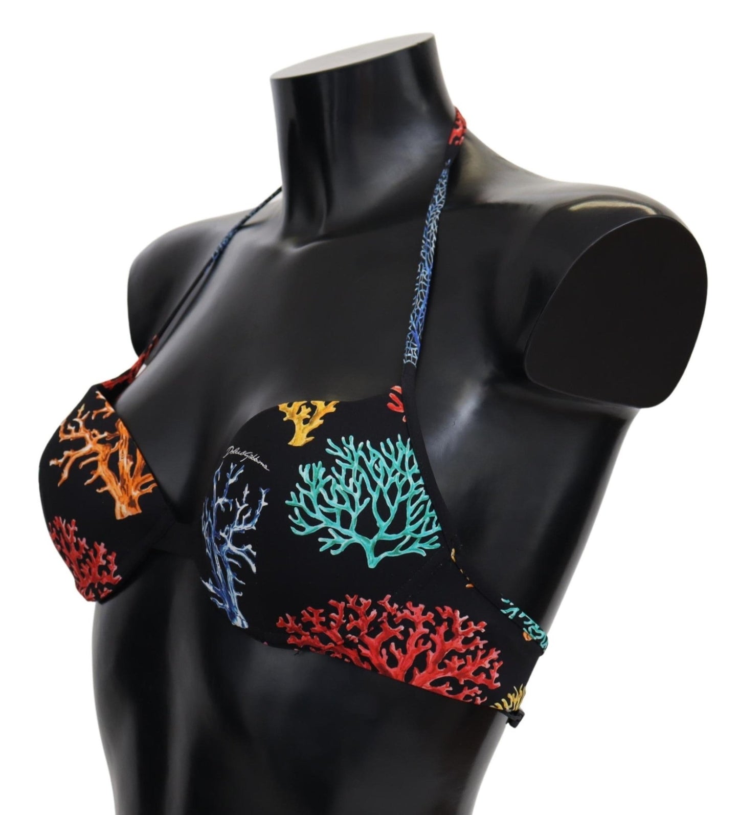 Black Corals Print Women Beachwear Bikini Tops - coffeewithmee2Dolce & GabbanaP4112S
