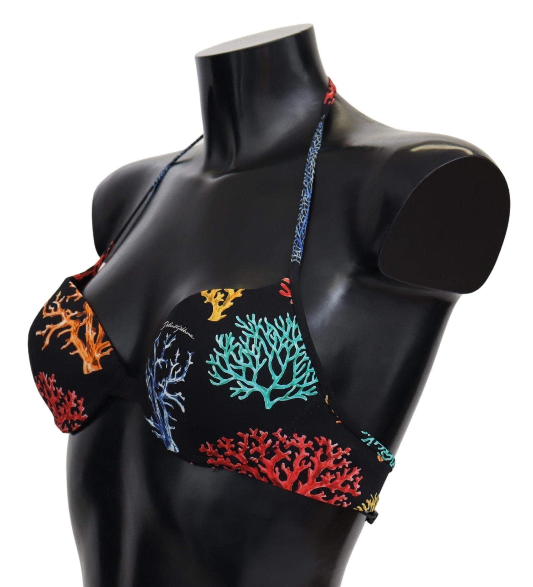 Black Corals Print Women Beachwear Bikini Tops - coffeewithmee2Dolce & GabbanaP4112S