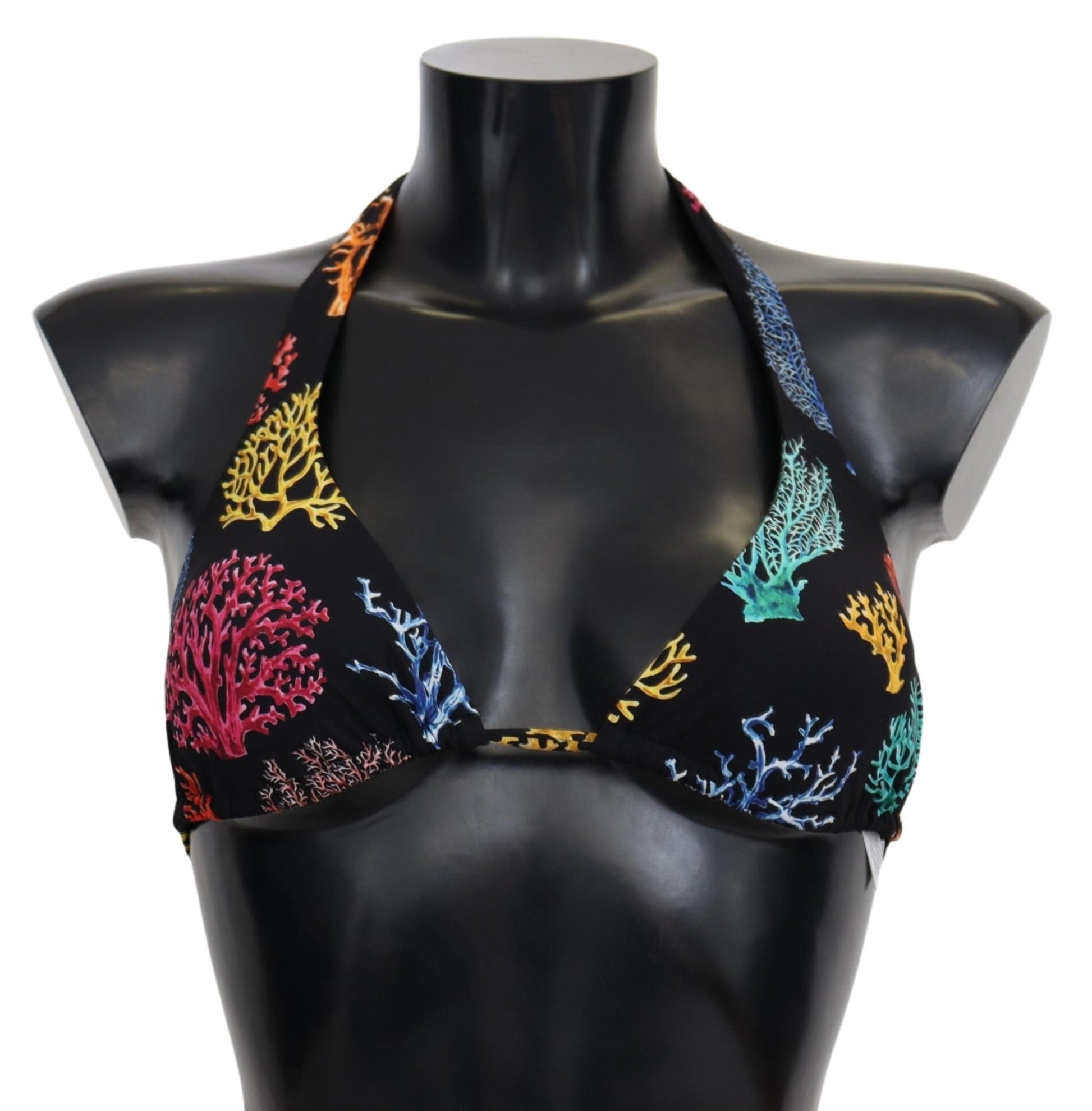 Black Corals Print Women Beachwear Bikini Tops - coffeewithmee2Dolce & GabbanaP4111S