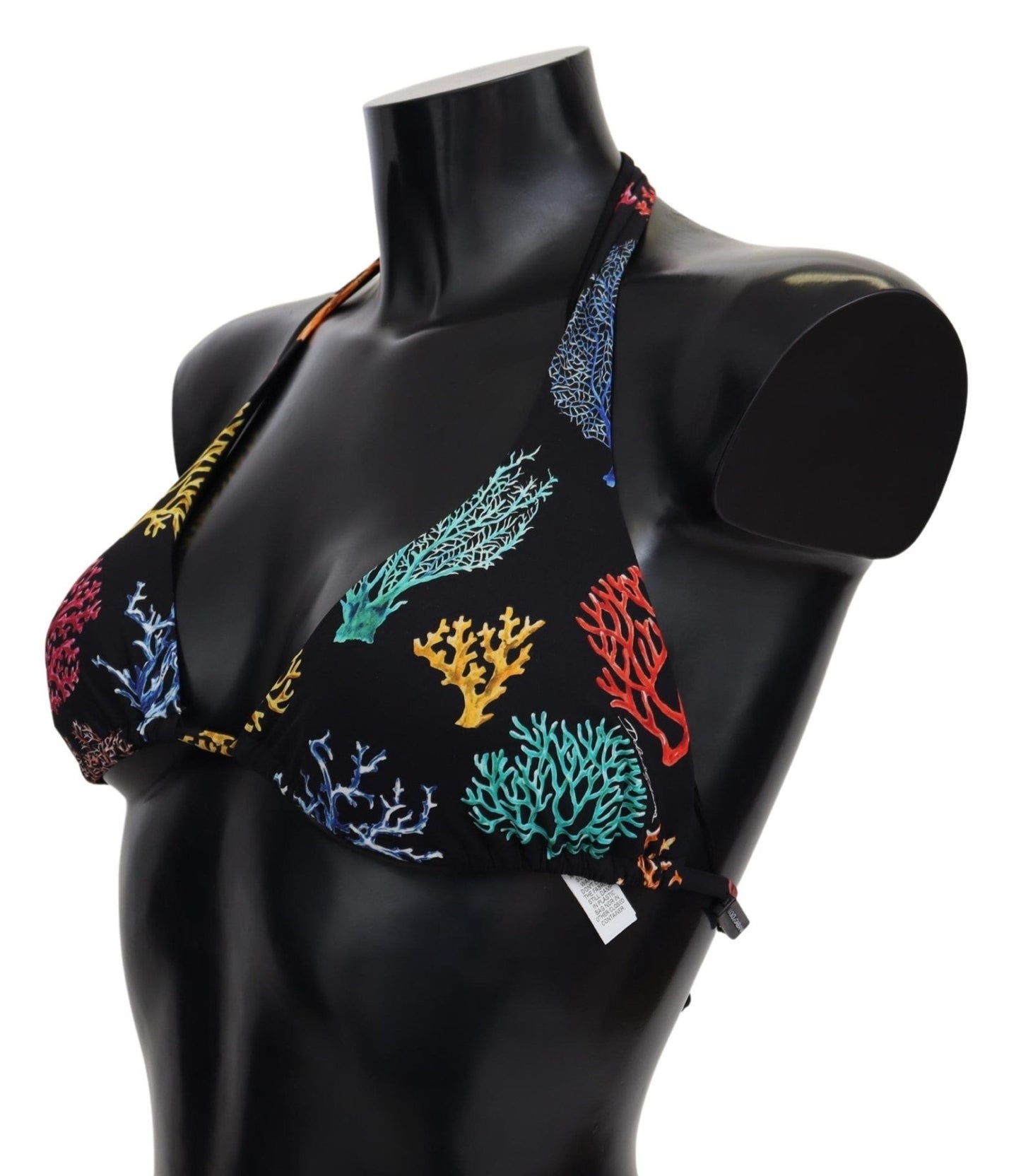 Black Corals Print Women Beachwear Bikini Tops - coffeewithmee2Dolce & GabbanaP4111S
