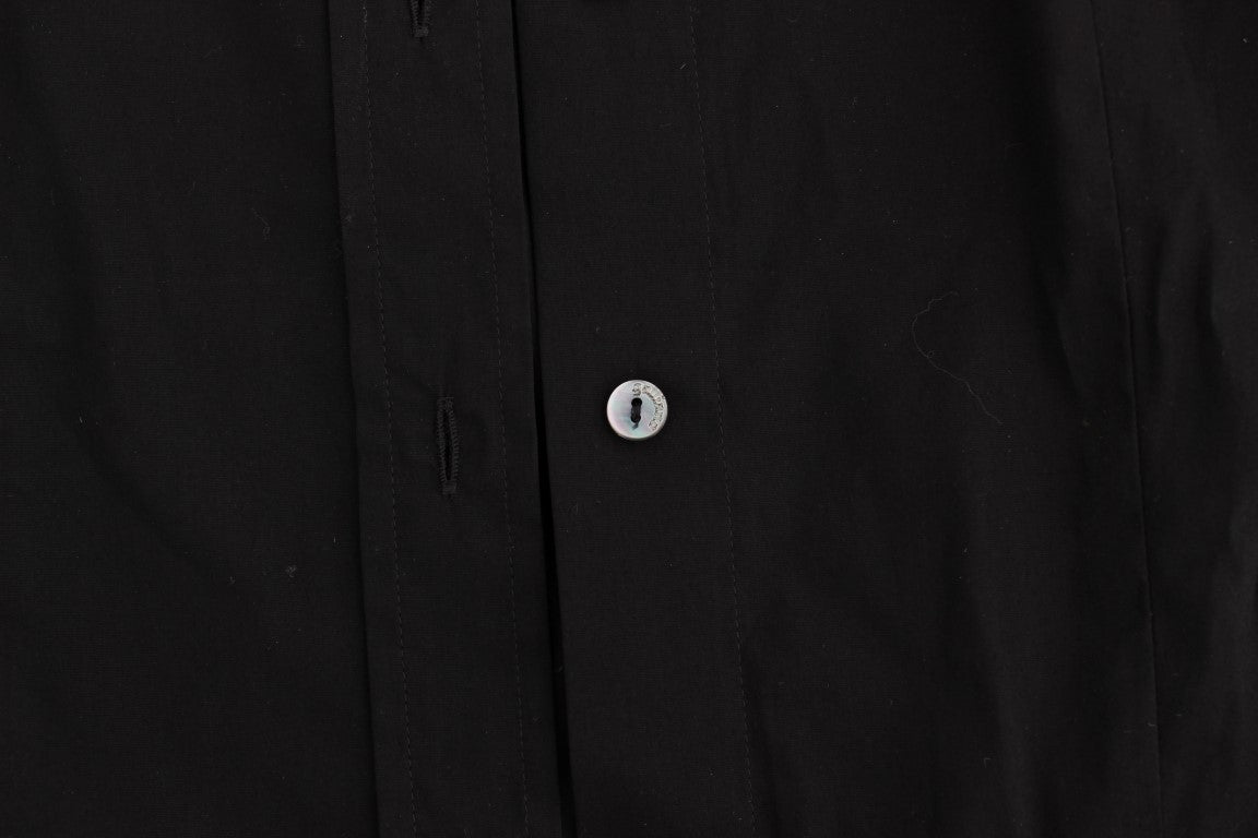 Black cotton shirt top - coffeewithmee2John GallianoP0520S