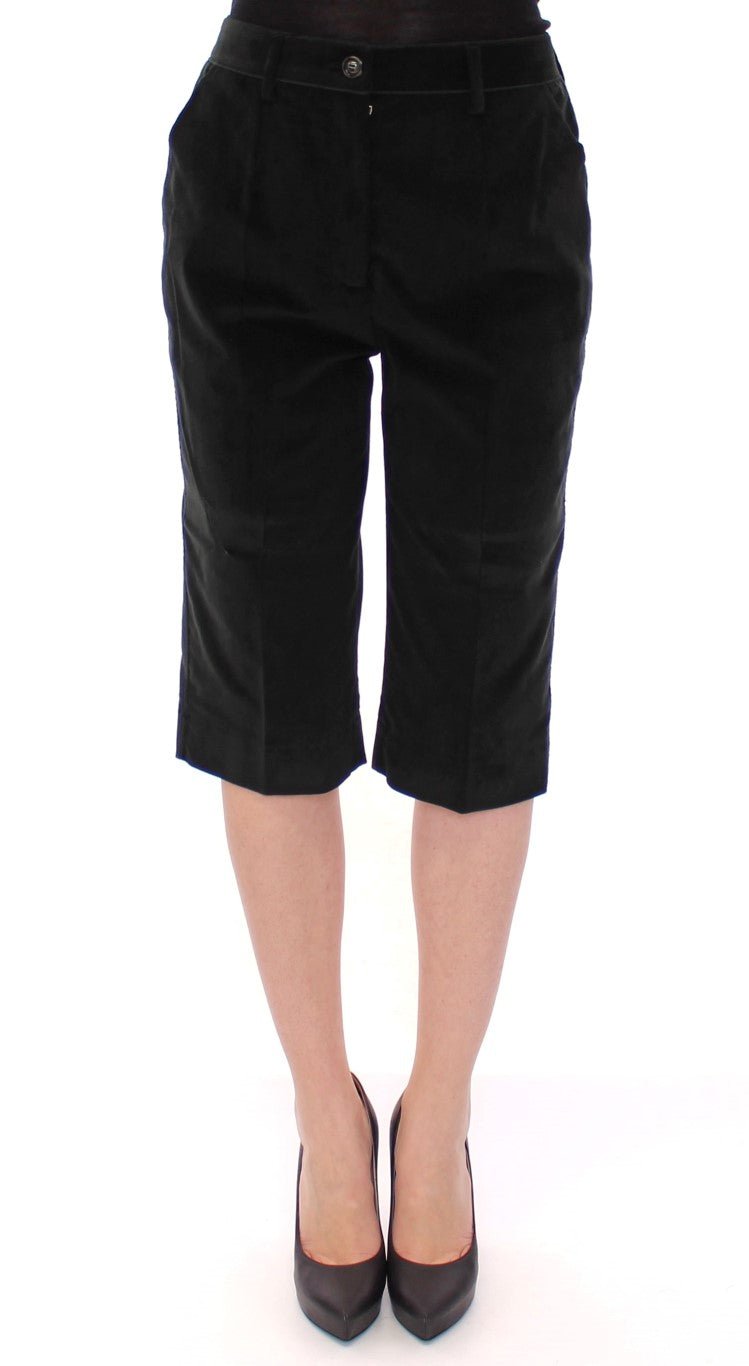 Black cotton shorts pants - coffeewithmee2Dolce & GabbanaP0744S