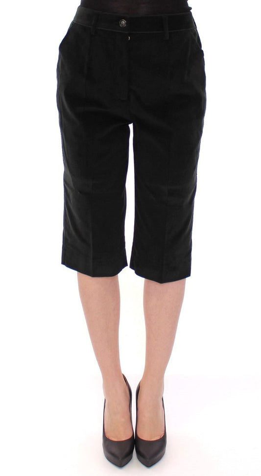 Black cotton shorts pants - coffeewithmee2Dolce & GabbanaP0744S