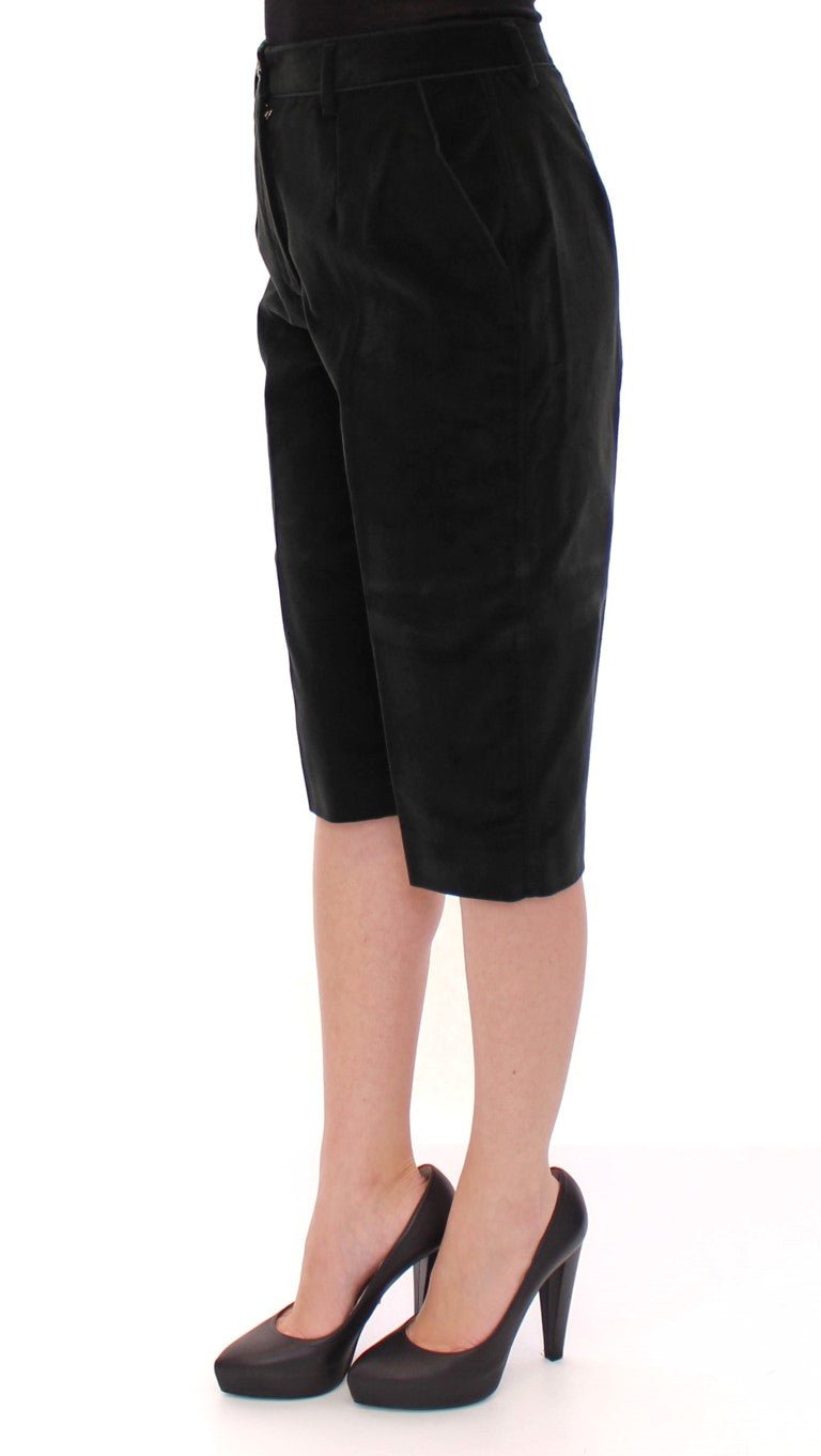 Black cotton shorts pants - coffeewithmee2Dolce & GabbanaP0744S