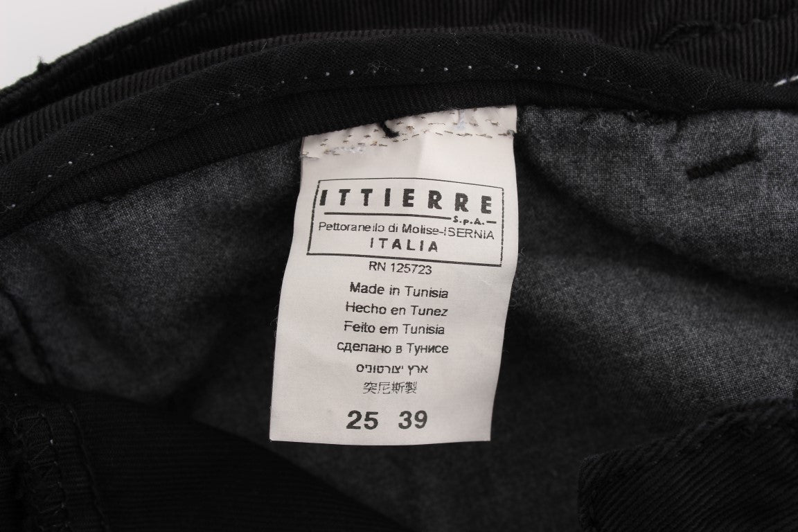 Black Cotton Slim Fit Bootcut Jeans - coffeewithmee2Costume NationalP1756S