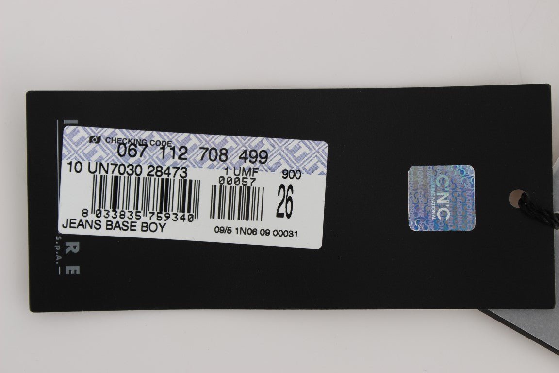 Black Cotton Slim Fit Cropped Jeans - coffeewithmee2Costume NationalP1753S