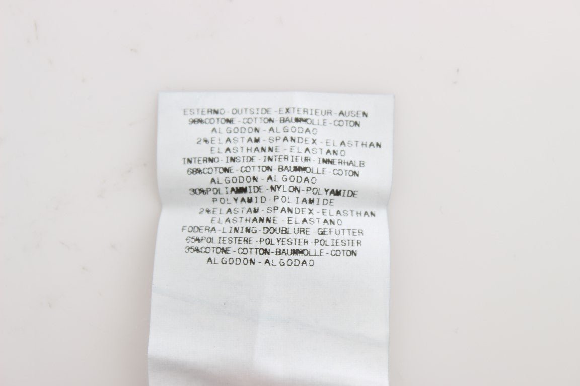 Black Cotton Slim Fit Cropped Jeans - coffeewithmee2Costume NationalP1753S