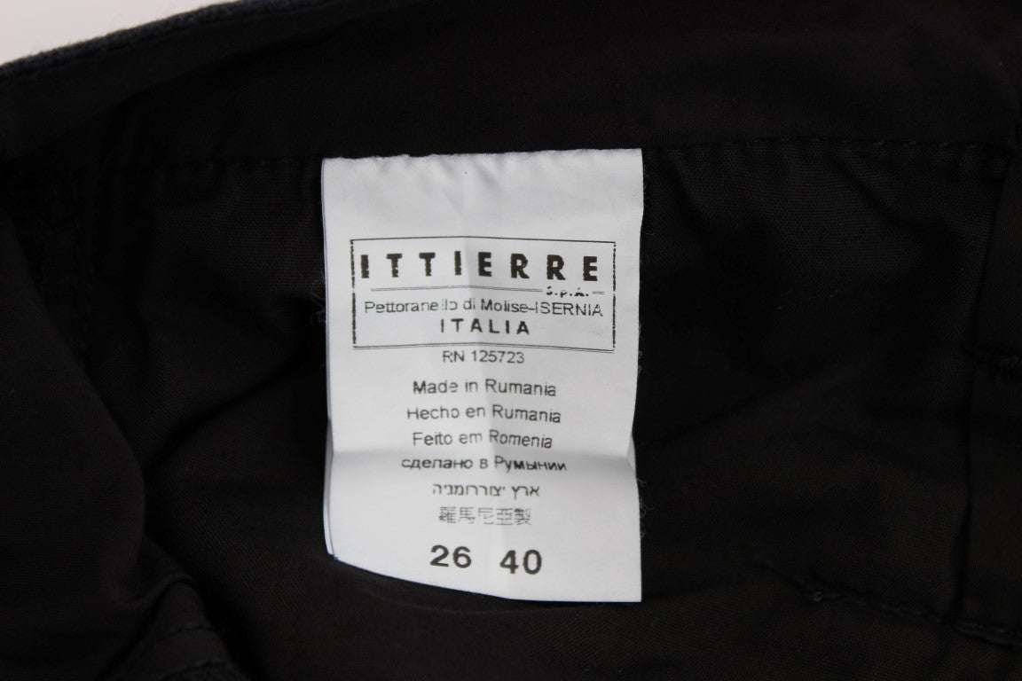 Black Cotton Slim Fit Cropped Jeans - coffeewithmee2Costume NationalP1753S