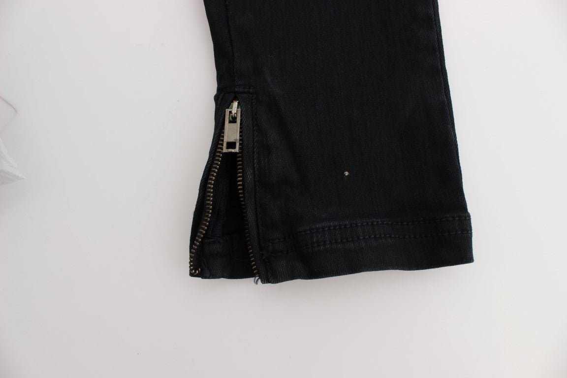 Black Cotton Slim Fit Denim Jeans - coffeewithmee2Costume NationalP1750S