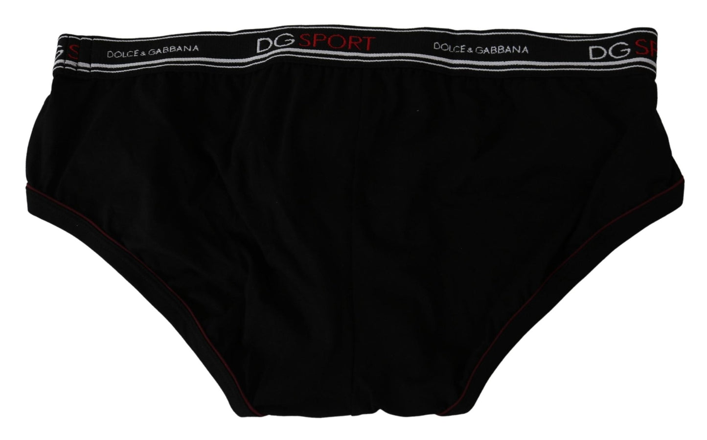 Black Cotton Stretch DG Sport Brief Underwear - coffeewithmee2Dolce & GabbanaP4464S