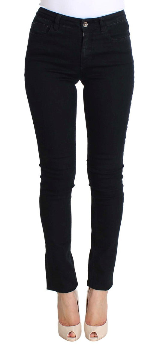Black Cotton Stretch Slim Fit Jeans - coffeewithmee2Costume NationalP1137S