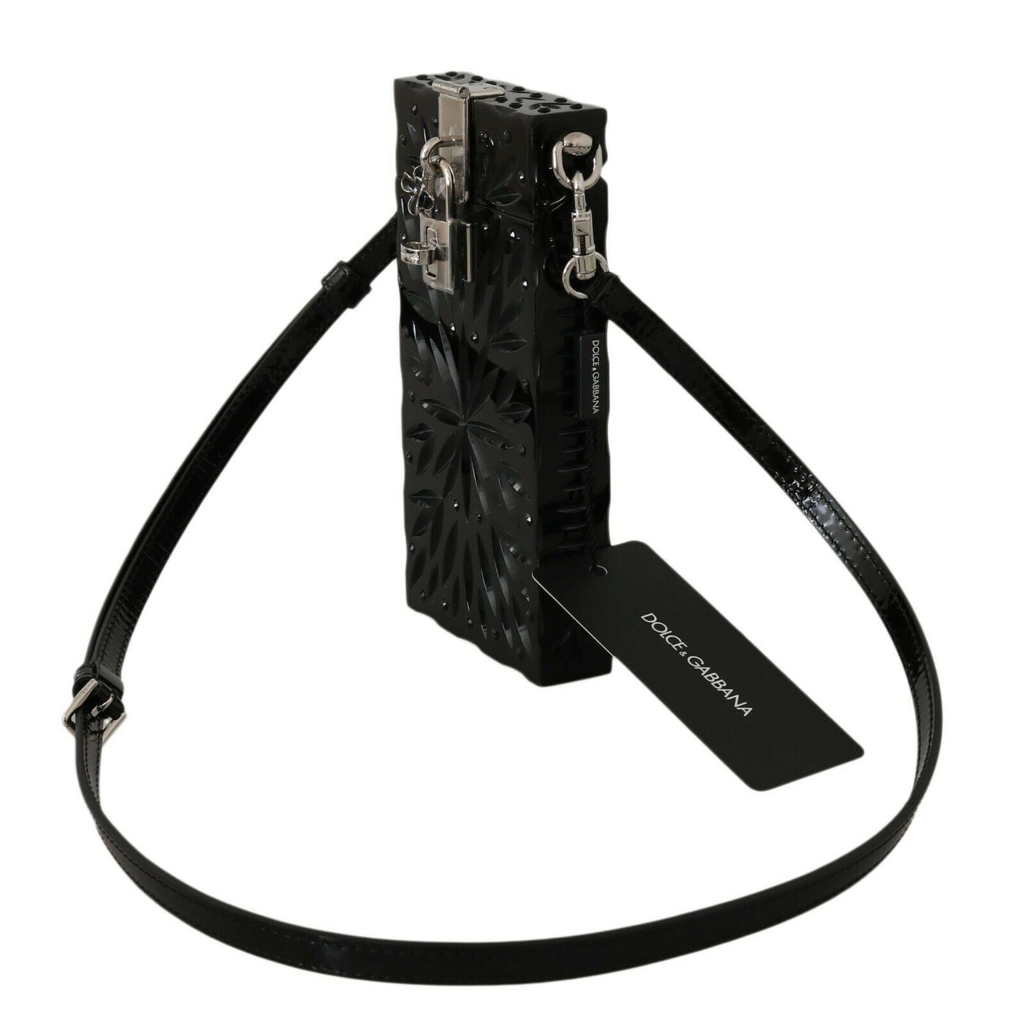 Black Crystal Plexiglass Cross Cigarette Case Holder - coffeewithmee2Dolce & GabbanaP0459S