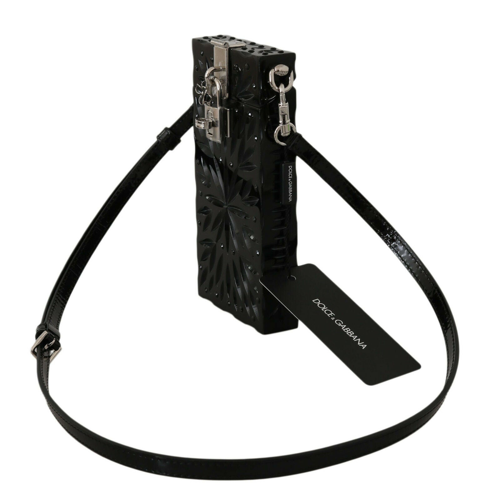 Black Crystal Plexiglass Cross Cigarette Case Holder - coffeewithmee2Dolce & GabbanaP0459S