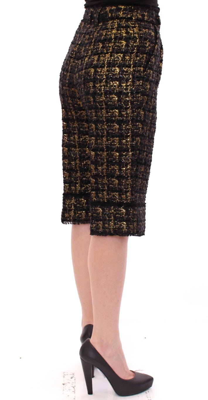 Black fabric shorts pants - coffeewithmee2Dolce & GabbanaP0751S