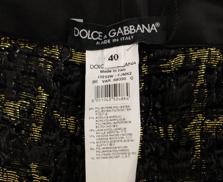 Black fabric shorts pants - coffeewithmee2Dolce & GabbanaP0751S