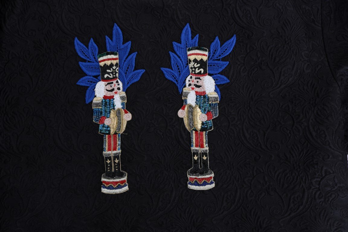 Black Fairy Tale Brocade Zipper Sweater - coffeewithmee2Dolce & GabbanaP1340S