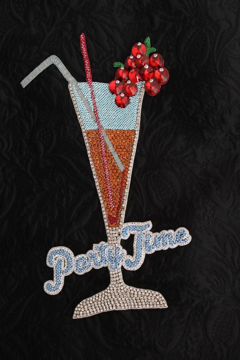 Black Fairy Tale Crystal Hooded Sweater - coffeewithmee2Dolce & GabbanaP1334S