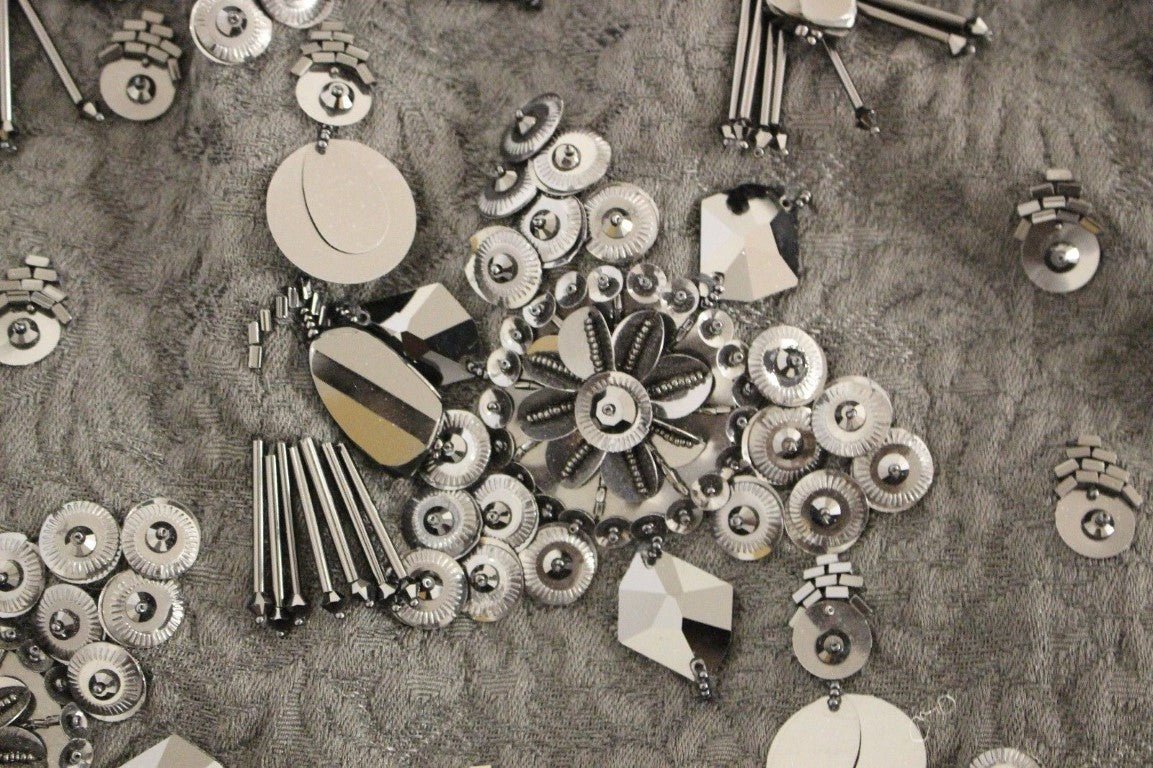 Black floral crystal embedded dress - coffeewithmee2Dolce & GabbanaP0636S