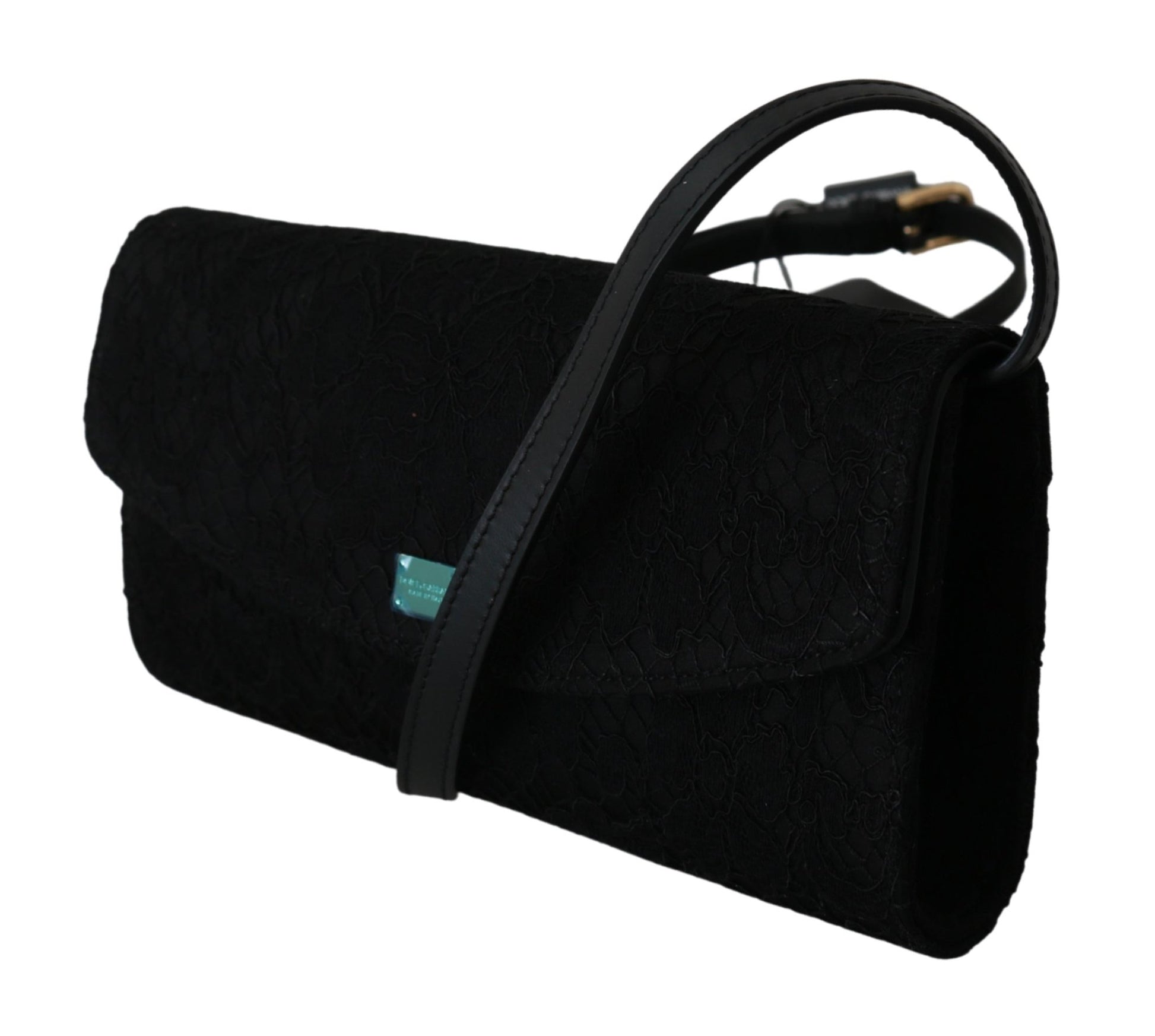 Black Floral Lace Evening Long Clutch Borse Cotton Bag - coffeewithmee2Dolce & GabbanaP0093S