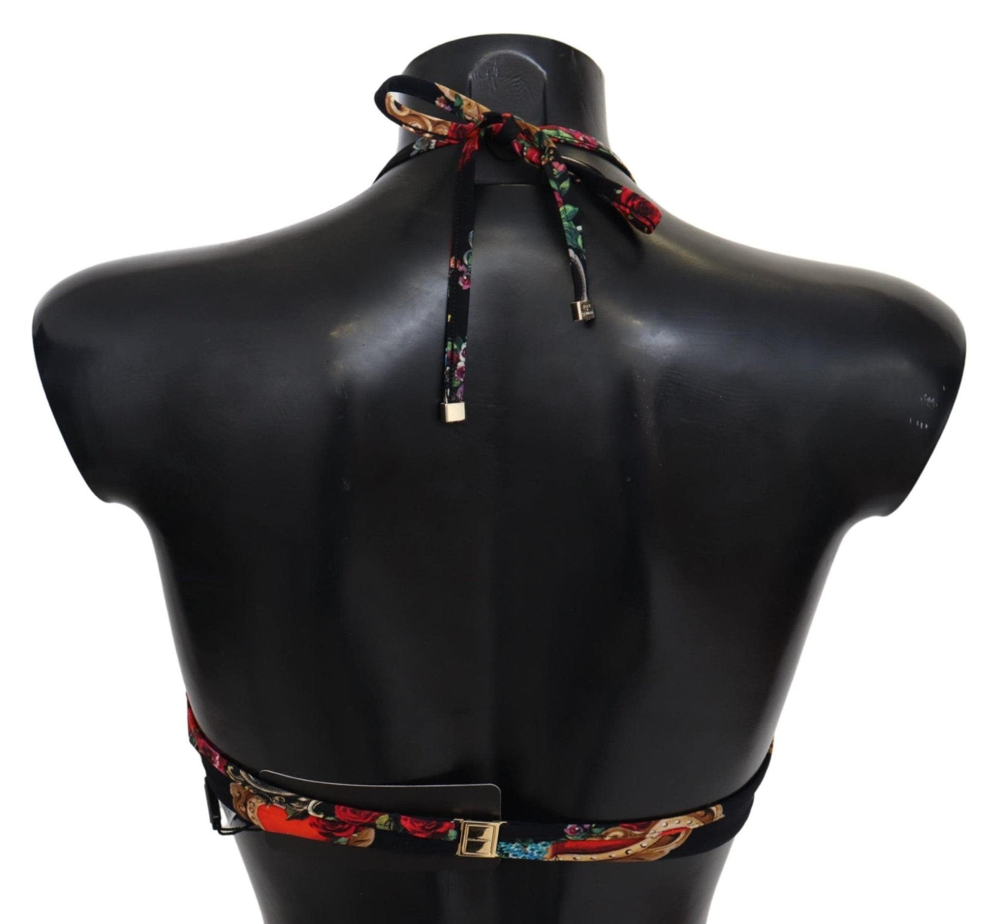 Black Heart Print Swimsuit Beachwear Bikini Tops - coffeewithmee2Dolce & GabbanaP4108S