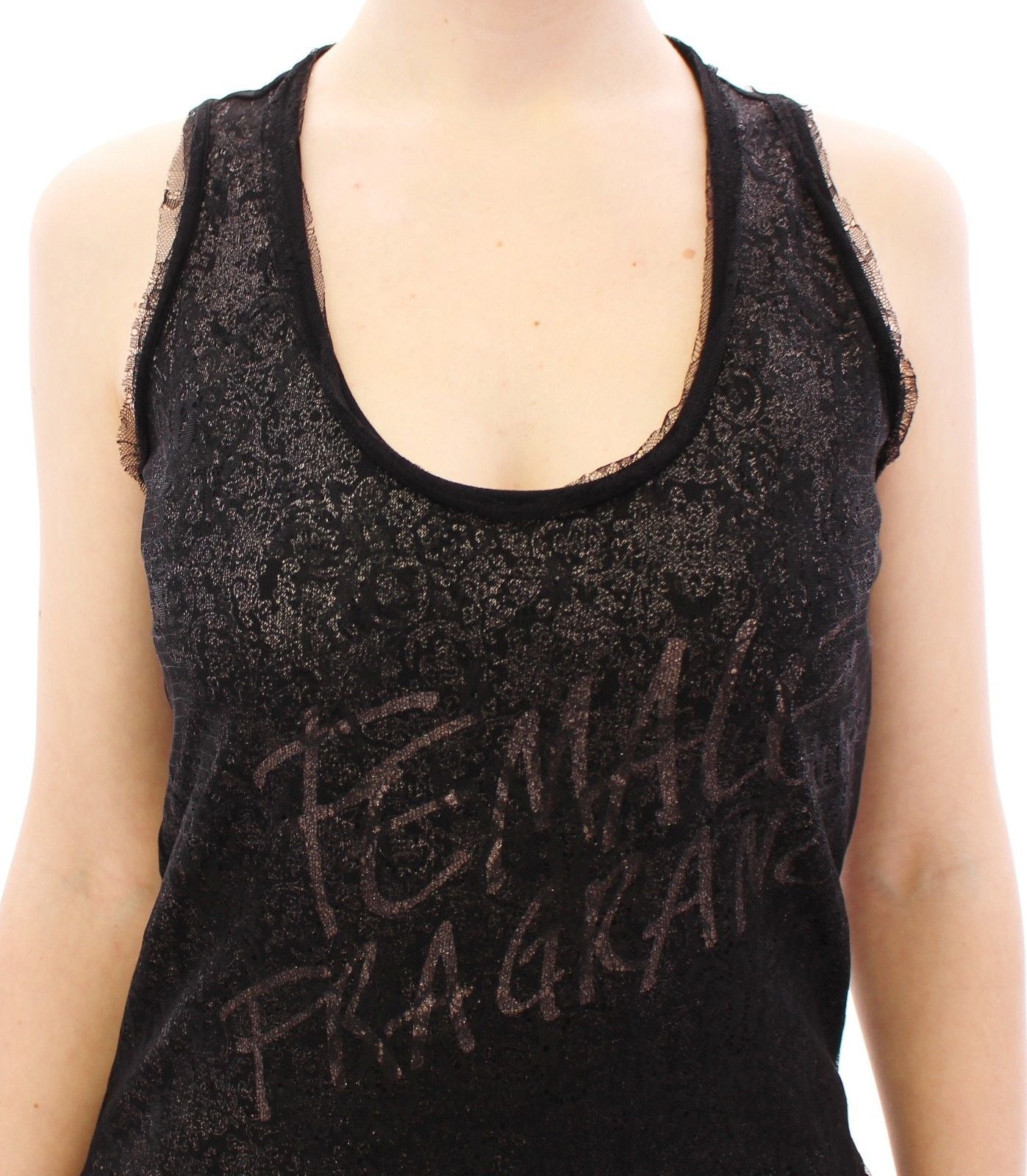 Black Lace Lined Stretch Mini Dress - coffeewithmee2Ermanno ScervinoP0860S