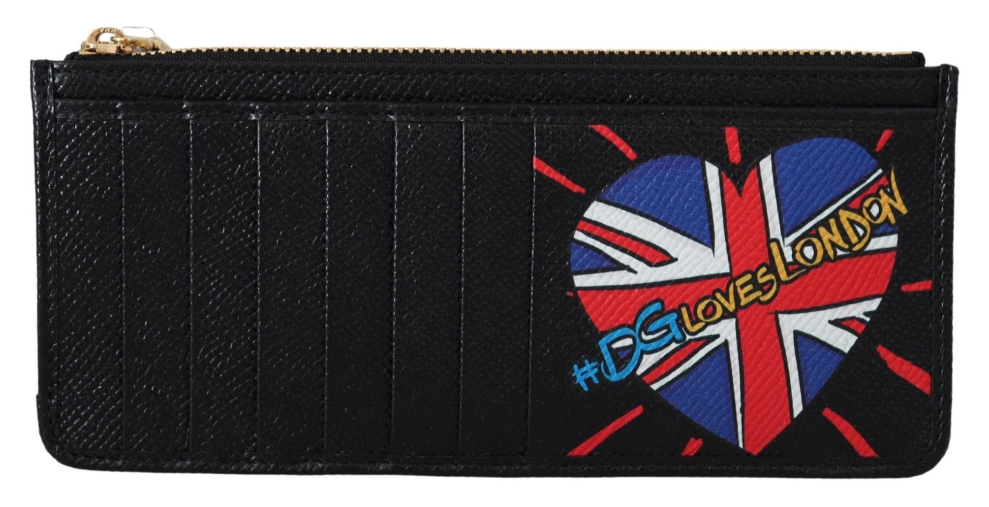 Black Leather Card Holder Coin Purse #DGloveslondon Wallet - coffeewithmee2Dolce & GabbanaP0371S