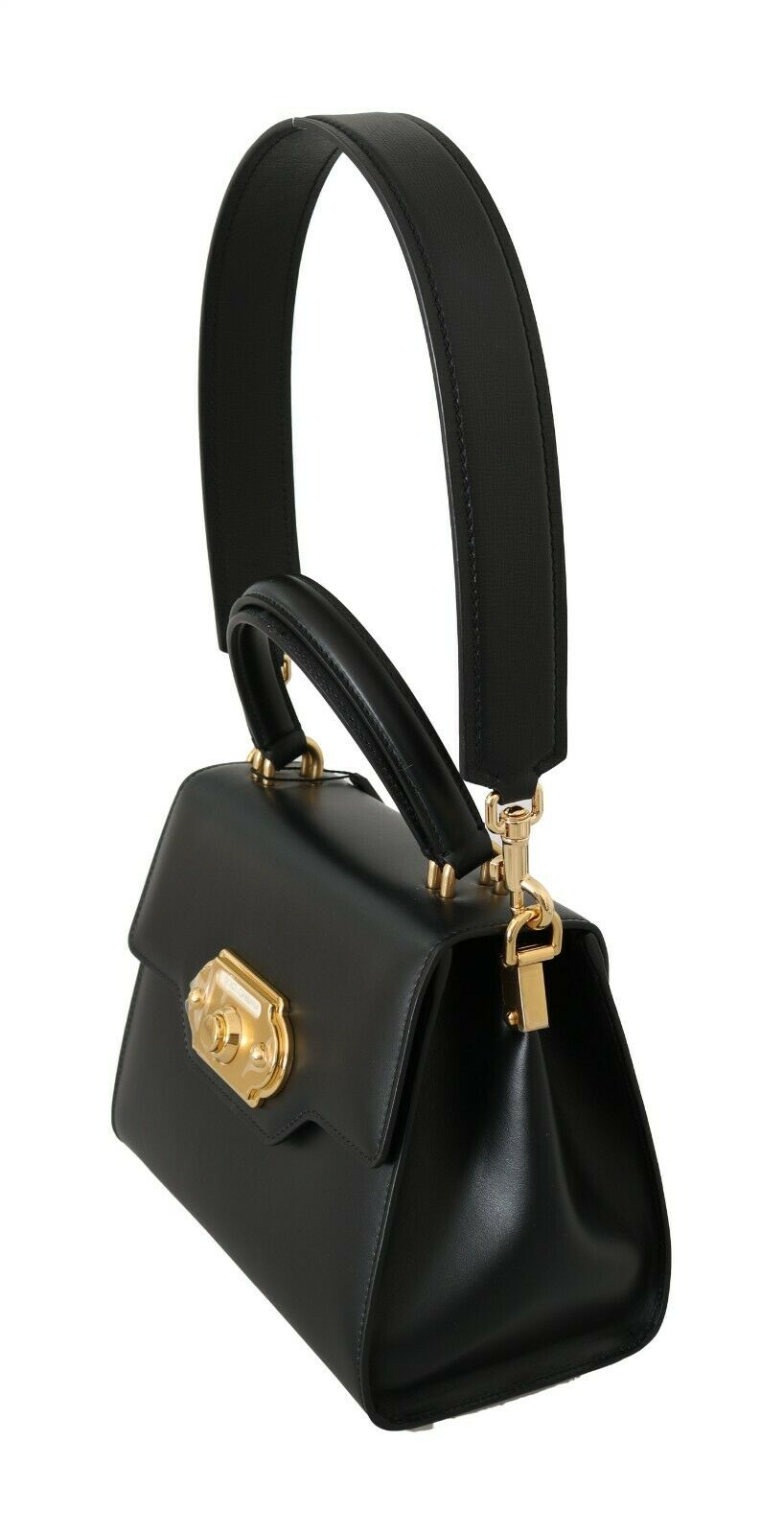Black Leather Crossbody Purse Women WELCOME Purse - coffeewithmee2Dolce & GabbanaP0474S